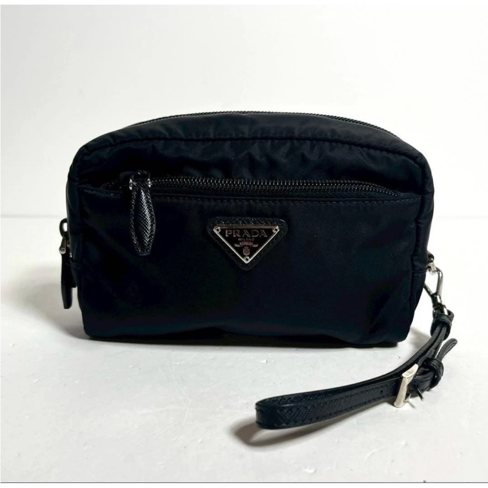 Prada Black Wristlet Clutch - Picture 1 of 9
